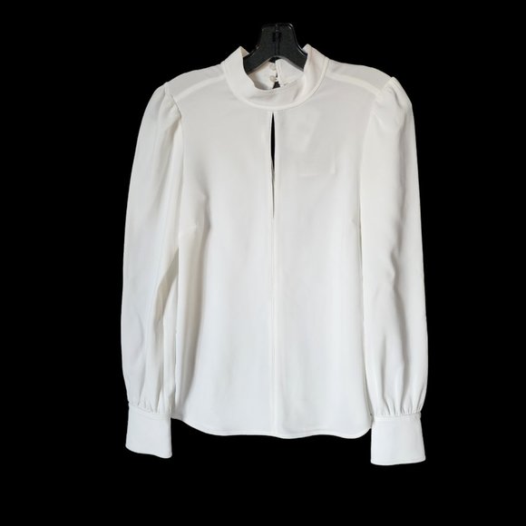 A.L.C. Marina Keyhole Crepe Blouse Size 2 New - Picture 6 of 11